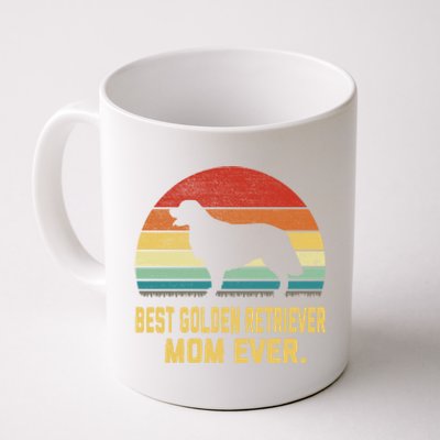 Vintage Best Golden Retriever Mom Ever Gift Coffee Mug