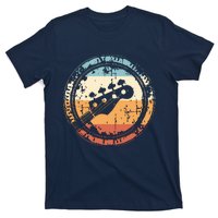 Vintage Bass Guitar Headstock For Bassist And Bass Player T-Shirt