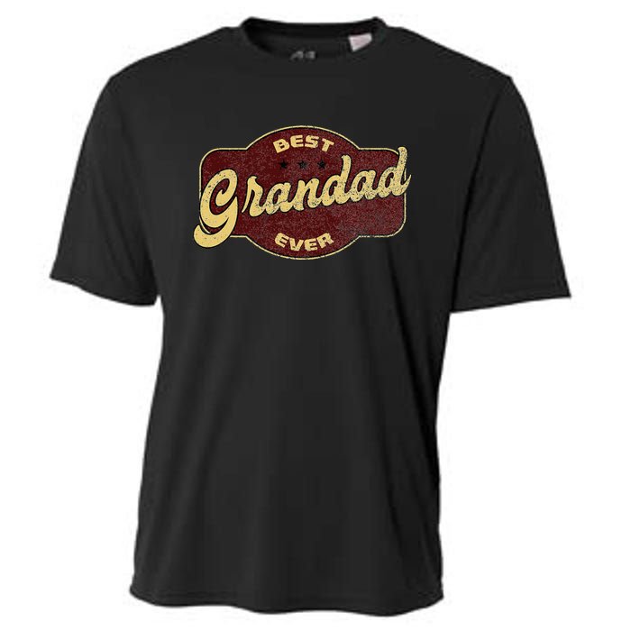 Vintage Best Grandad Ever Cooling Performance Crew T-Shirt