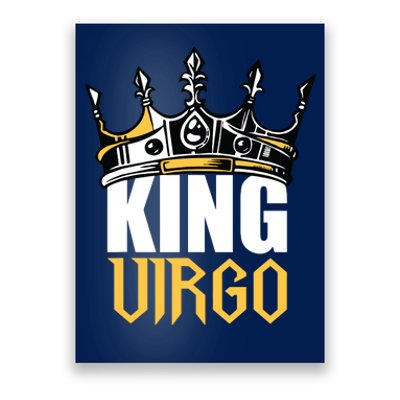 Virgo Birthday Gifts King Virgo Zodiac Poster