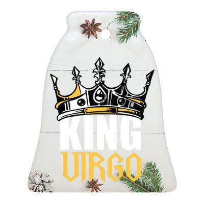 Virgo Birthday Gifts King Virgo Zodiac Ceramic Bell Ornament