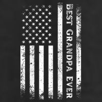 Vintage Best Grandpa Ever Us Flag Funny For Grandfather Hat