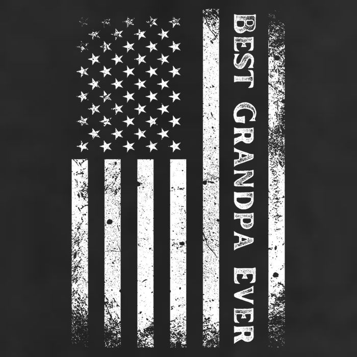 Vintage Best Grandpa Ever Us Flag Funny For Grandfather Hat