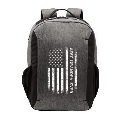 Vintage Best Grandpa Ever Us Flag Funny For Grandfather Vector Backpack