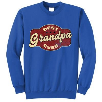 Vintage Best Grandpa Ever  Sweatshirt