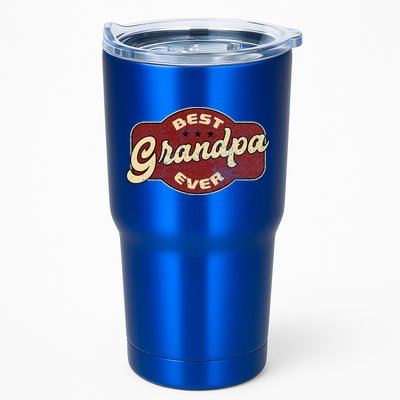Vintage Best Grandpa Ever  Tumbler