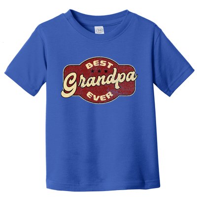 Vintage Best Grandpa Ever  Toddler T-Shirt