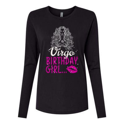 Virgo Birthday Gift Womens Cotton Relaxed Long Sleeve T-Shirt