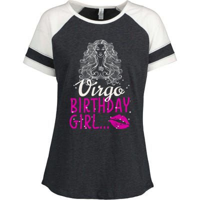 Virgo Birthday Gift Enza Ladies Jersey Colorblock Tee