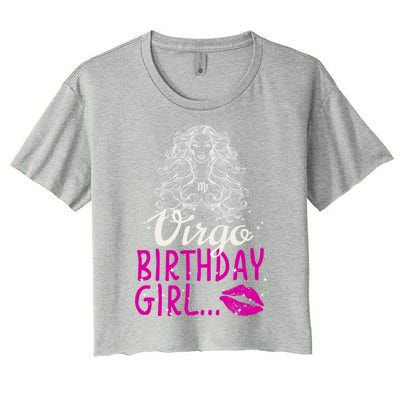 Virgo Birthday Gift Women's Crop Top Tee