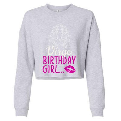 Virgo Birthday Gift Cropped Pullover Crew