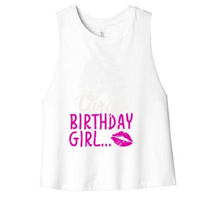 Virgo Birthday Gift Women's Racerback Cropped Tank