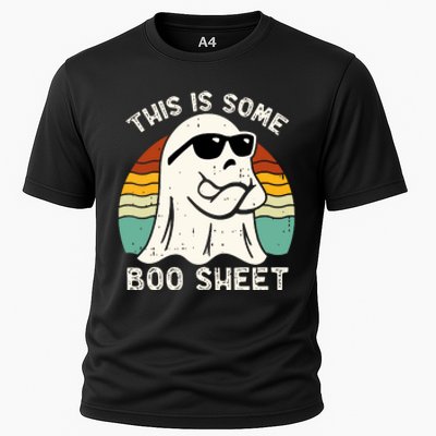 Vintage Boo Ghost Costume This Is Some Boo Sheet Funny Halloween Gift Cooling Performance Crew T-Shirt