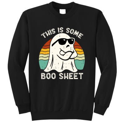 Vintage Boo Ghost Costume This Is Some Boo Sheet Funny Halloween Gift Sweatshirt