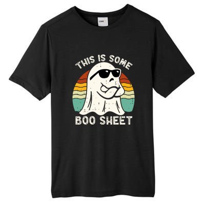 Vintage Boo Ghost Costume This Is Some Boo Sheet Funny Halloween Gift Tall Fusion ChromaSoft Performance T-Shirt