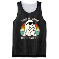 Vintage Boo Ghost Costume This Is Some Boo Sheet Funny Halloween Gift Mesh Reversible Basketball Jersey Tank