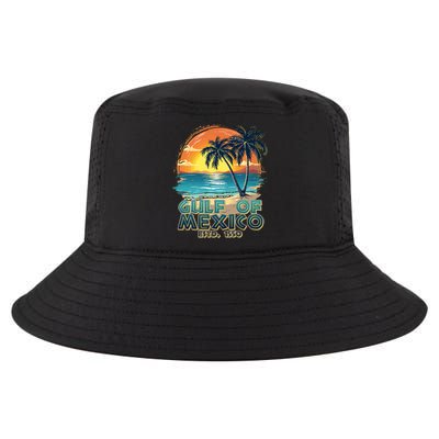 Vintage Beach Gulf Of Mexico Estd 1550 Cool Comfort Performance Bucket Hat