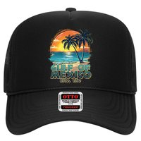 Vintage Beach Gulf Of Mexico Estd 1550 Trucker Hat