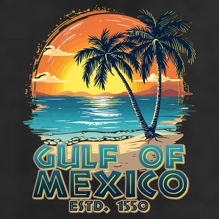 Vintage Beach Gulf Of Mexico Estd 1550 Trucker Hat