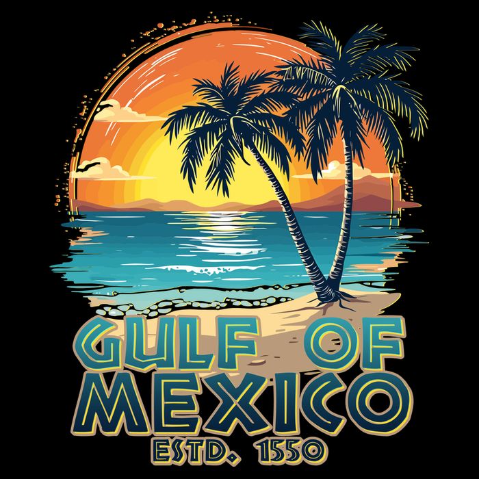 Vintage Beach Gulf Of Mexico Estd 1550 Visor