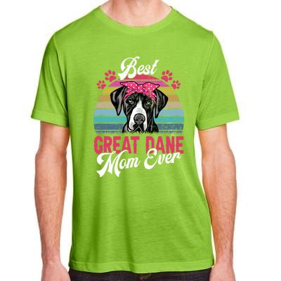 Vintage Best Great Dane Mom Ever Funny Gift Adult ChromaSoft Performance T-Shirt