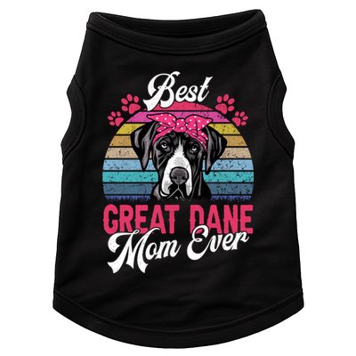 Vintage Best Great Dane Mom Ever Funny Gift Doggie Tank