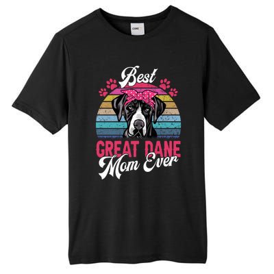 Vintage Best Great Dane Mom Ever Funny Gift Tall Fusion ChromaSoft Performance T-Shirt