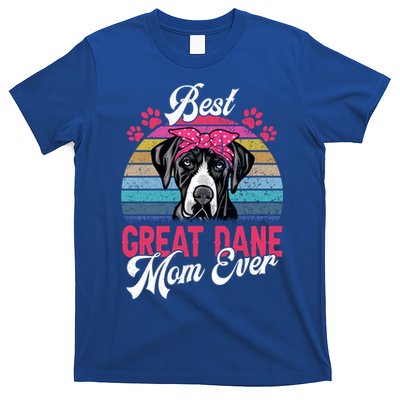 Vintage Best Great Dane Mom Ever Funny Gift T-Shirt