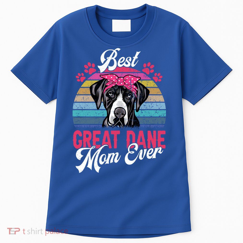 Vintage Best Great Dane Mom Ever Funny Gift Tall T-Shirt