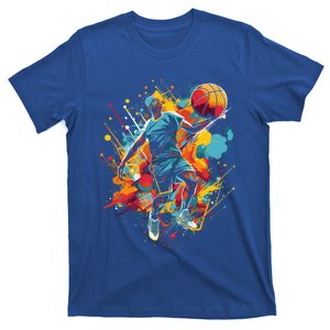 Vibrant Basketball Gift Graphic Game Day Gift Gift T-Shirt