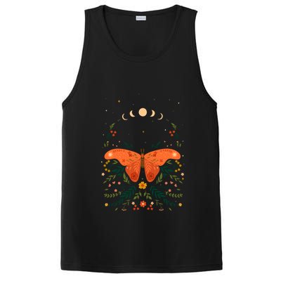 Vintage Boho Garden Moon Moth PosiCharge Competitor Tank