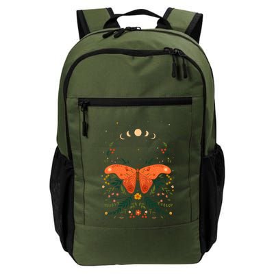 Vintage Boho Garden Moon Moth Backpack