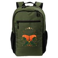 Vintage Boho Garden Moon Moth Backpack