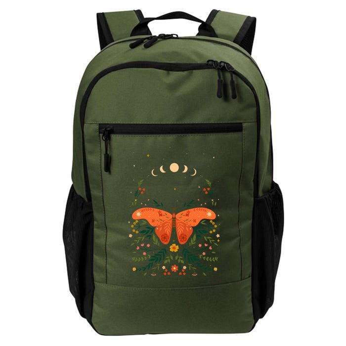 Vintage Boho Garden Moon Moth Backpack
