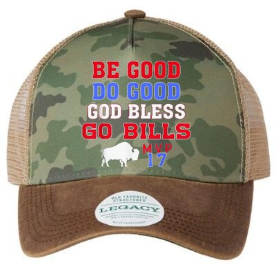 Vintage Be Good Do Good God Bless Go Bill Legacy Tie Dye Trucker Hat