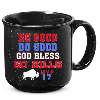 Vintage Be Good Do Good God Bless Go Bill 15oz Campfire Ceramic Mug