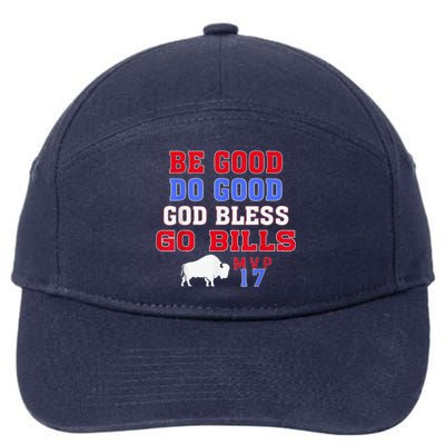 Vintage Be Good Do Good God Bless Go Bill 7-Panel Snapback Hat