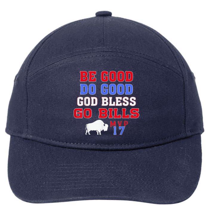 Vintage Be Good Do Good God Bless Go Bill 7-Panel Snapback Hat