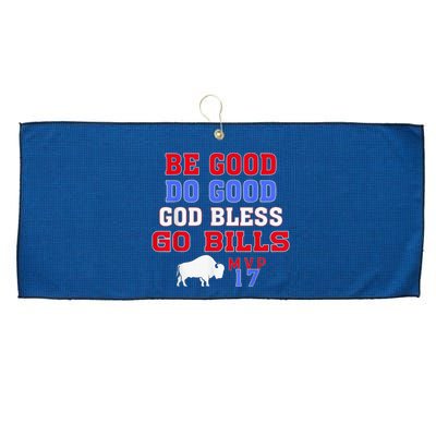 Vintage Be Good Do Good God Bless Go Bill Large Microfiber Waffle Golf Towel
