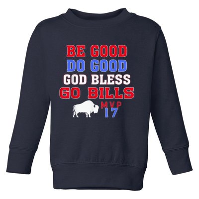 Vintage Be Good Do Good God Bless Go Bill Toddler Sweatshirt