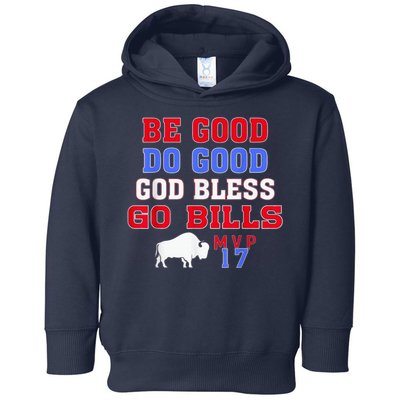 Vintage Be Good Do Good God Bless Go Bill Toddler Hoodie