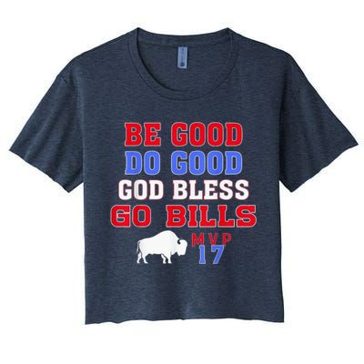 Vintage Be Good Do Good God Bless Go Bill Crop Top