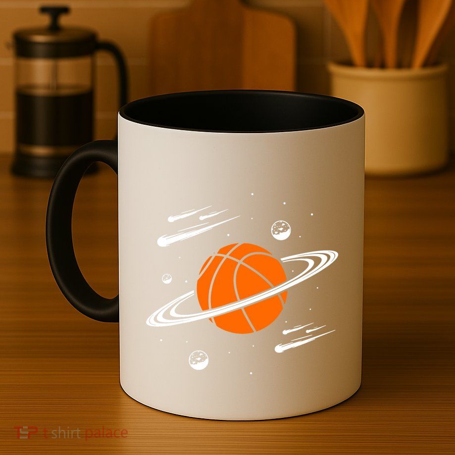 Vintage Basketball Graphic Design Cool Basketball Mug