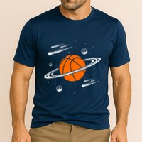 Vintage Basketball Graphic Design Cool Basketball Performance Shirt