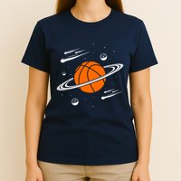 Vintage Basketball Graphic Design Cool Basketball T-Shirt