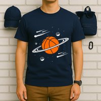 Vintage Basketball Graphic Design Cool Basketball T-Shirt