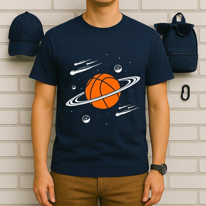 Vintage Basketball Graphic Design Cool Basketball T-Shirt