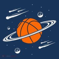 Vintage Basketball Graphic Design Cool Basketball Tall T-Shirt