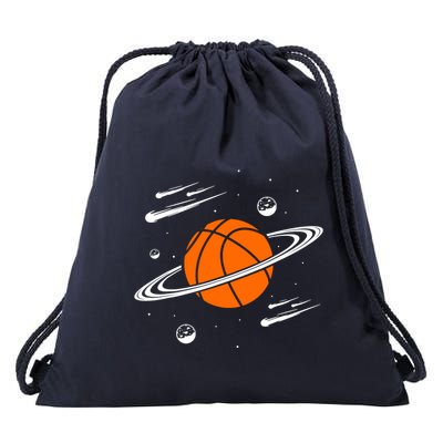 Vintage Basketball Graphic Design Cool Basketball Drawstring Bag