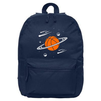 Vintage Basketball Graphic Design Cool Basketball 16 in Basic Backpack